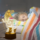 veilleuse et lampe de chevet pour enfant thème dinosaure